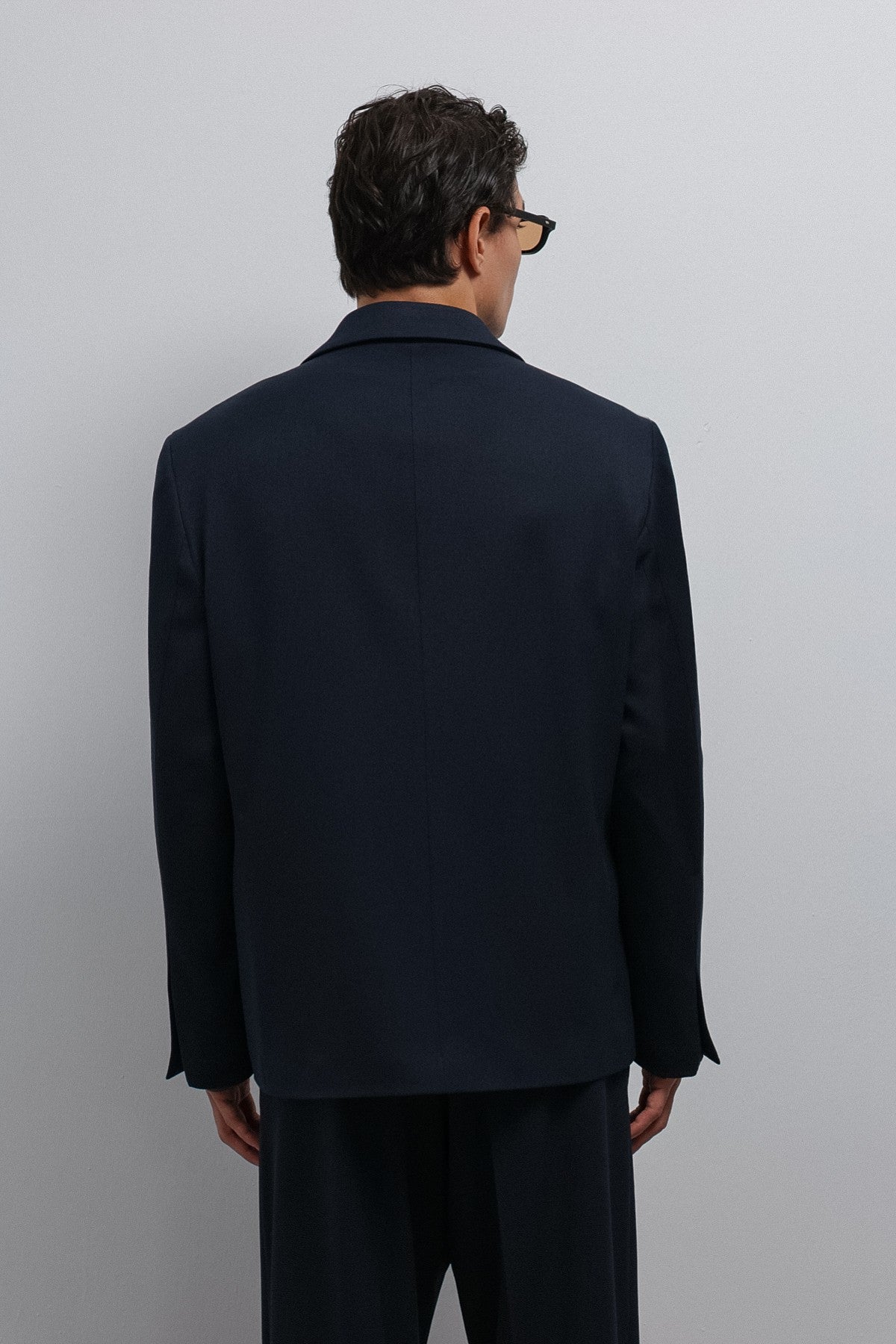 Relax Fit Kruvaze Erkek Blazer Ceket
