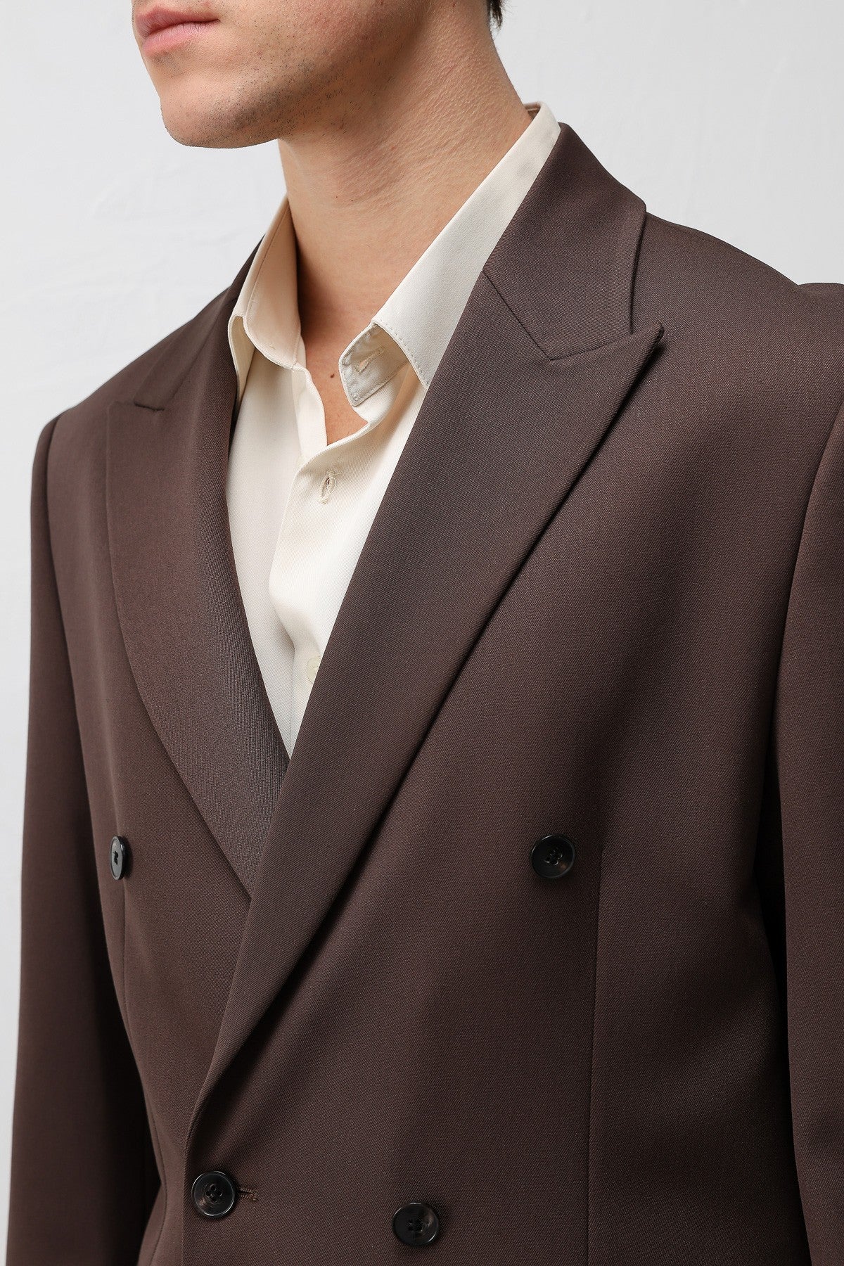 Relax Fit Kruvaze Erkek Blazer Ceket