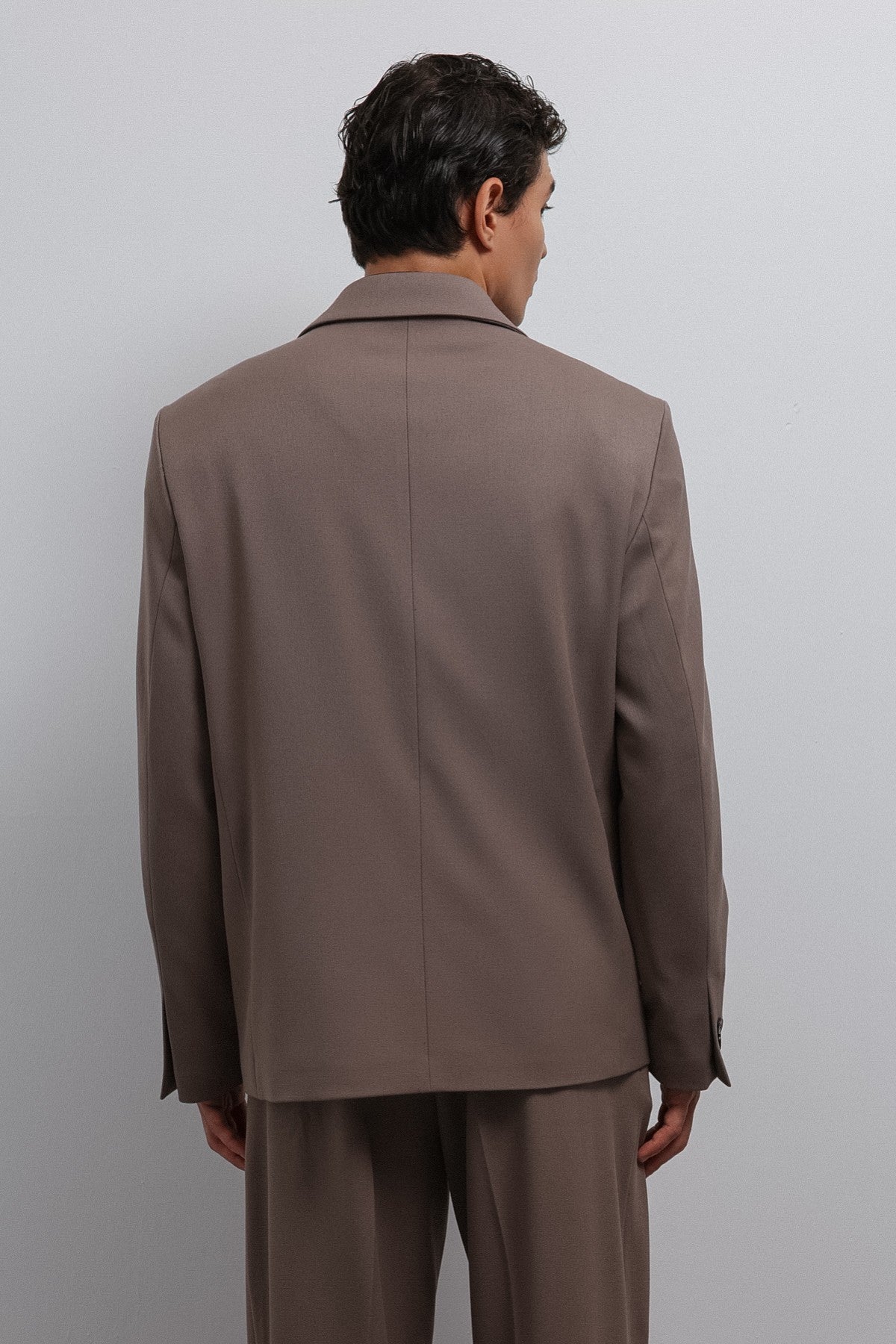 Relax Fit Kruvaze Erkek Blazer Ceket