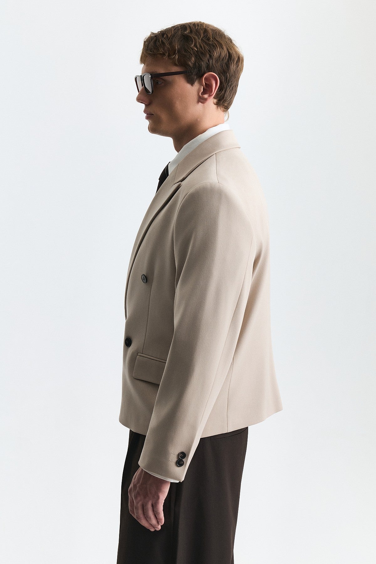 Kruvaze Relax Crop Fit Blazer Ceket
