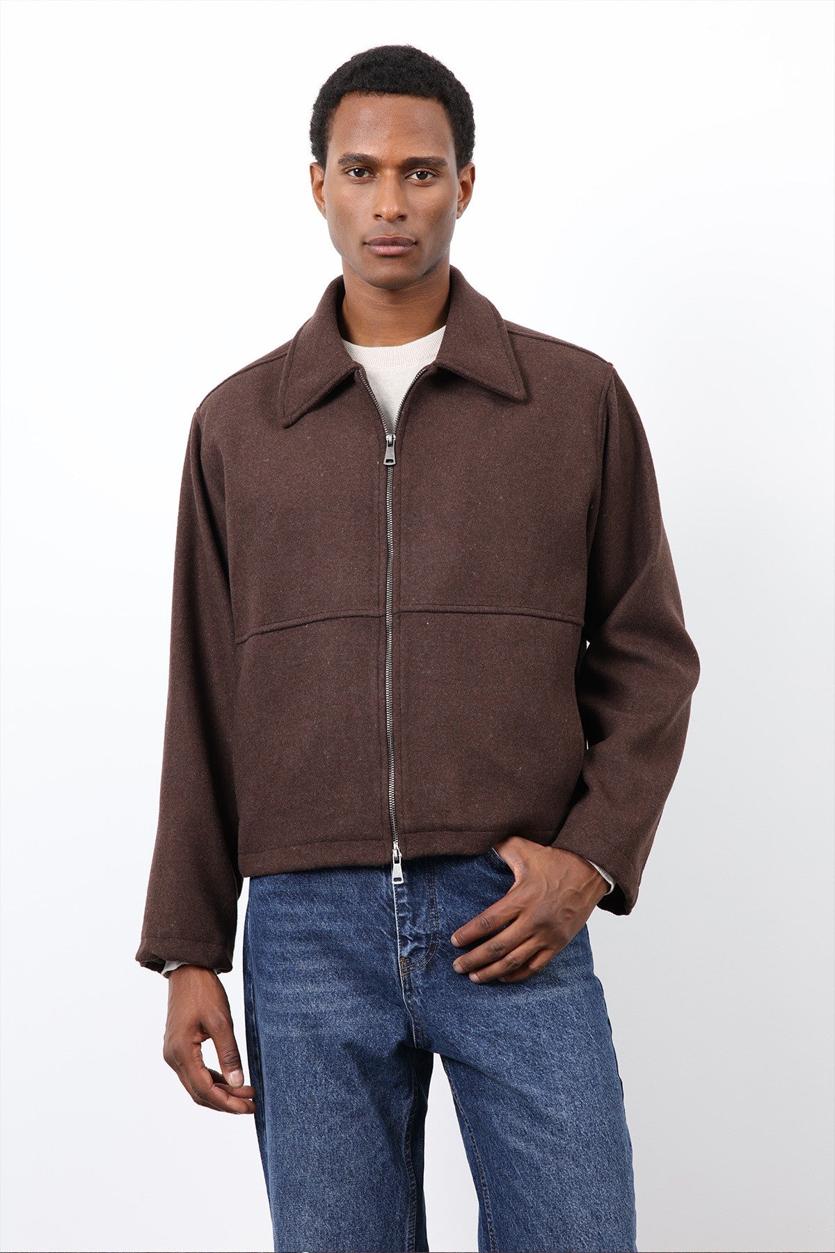 Antioch Regular Fit Dokulu Erkek Mont