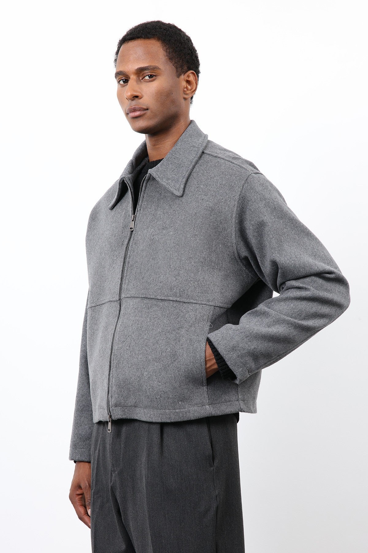 Antioch Regular Fit Dokulu Erkek Mont