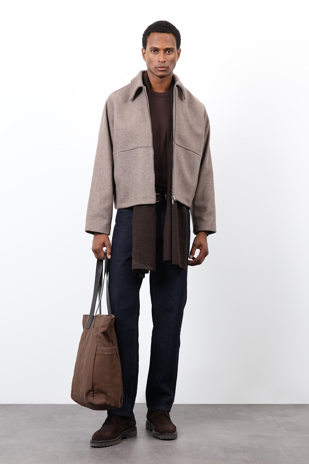 Antioch Regular Fit Dokulu Erkek Mont