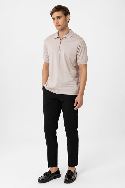 Antioch Fermuarlı Regular Fit Erkek T-Shirt