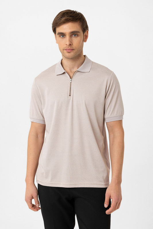 Antioch Fermuarlı Regular Fit Erkek T-Shirt
