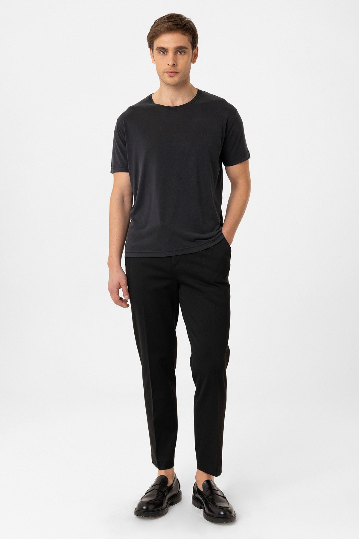 Antioch Regular Fit Modal Teknik Kumaş Erkek T-Shirt