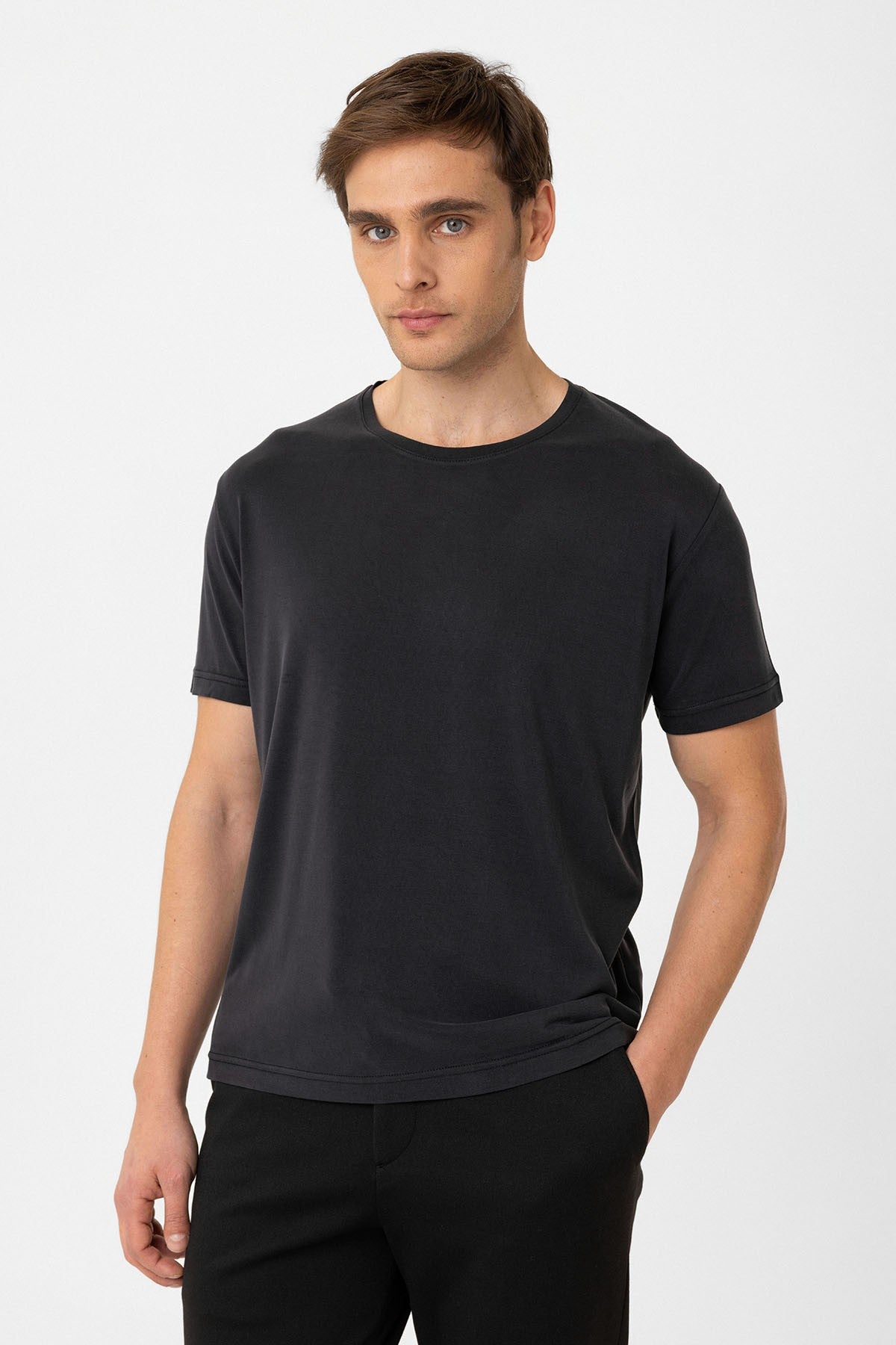 Antioch Regular Fit Modal Teknik Kumaş Erkek T-Shirt