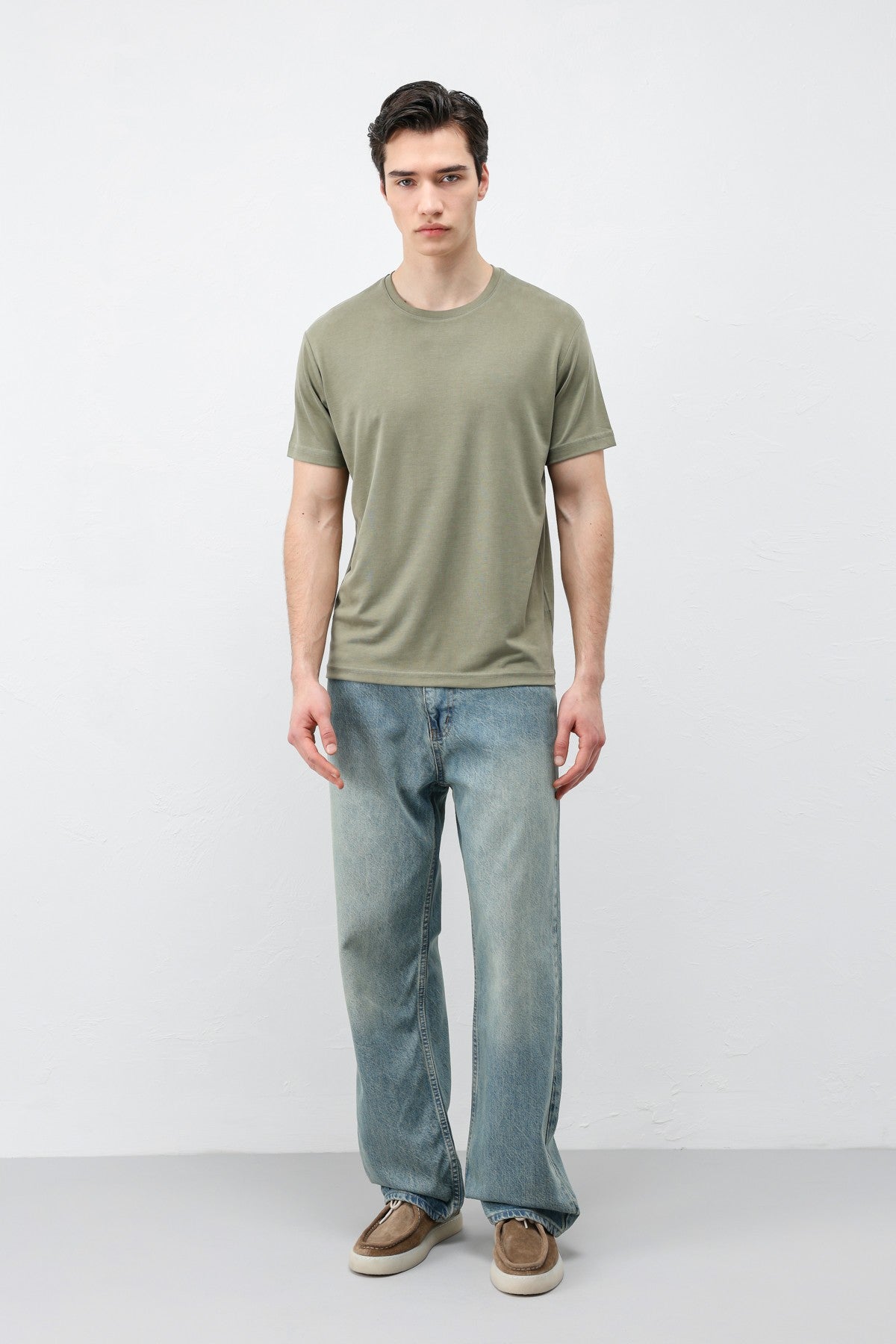 Antioch Regular Fit Modal Teknik Kumaş Erkek T-Shirt