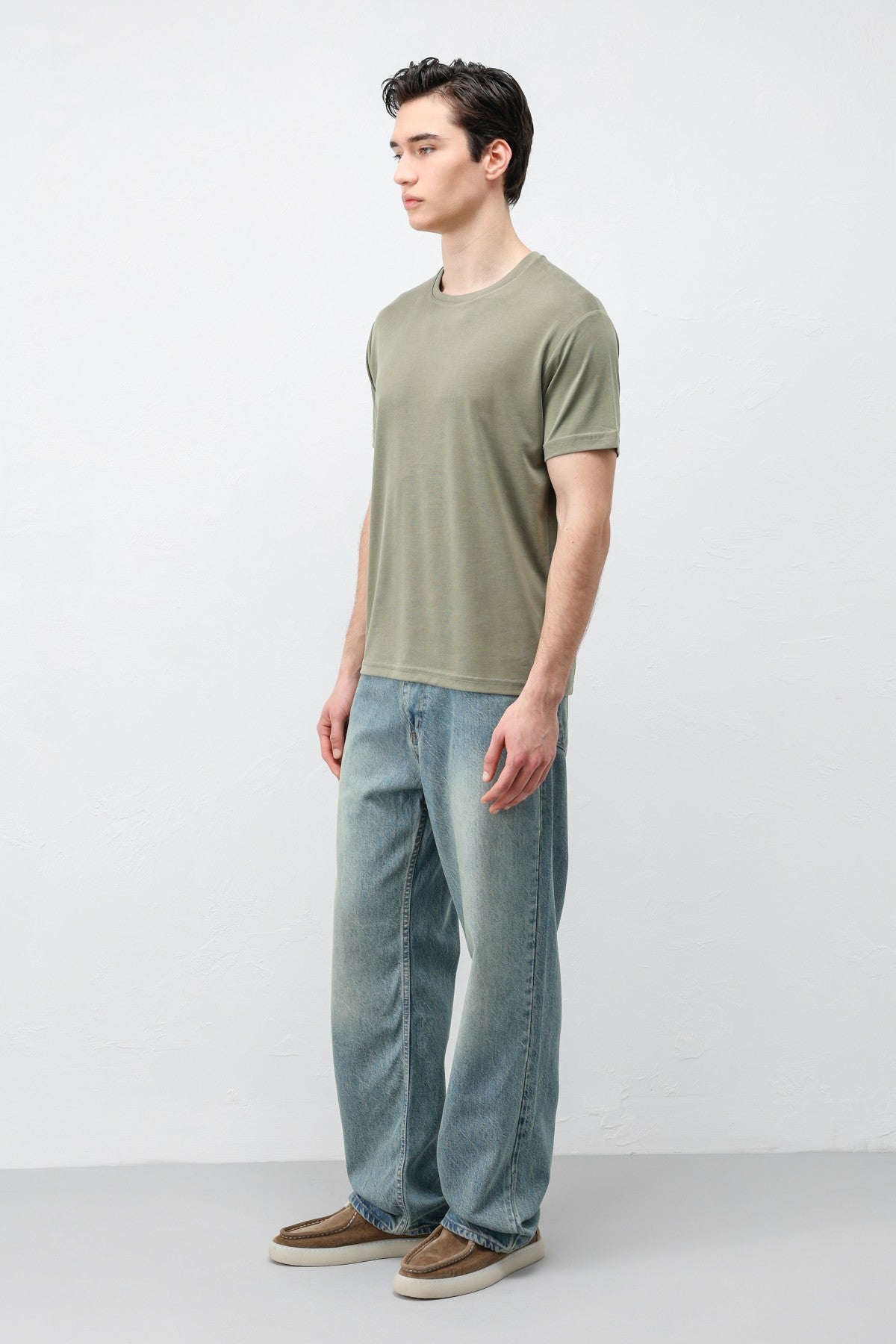 Antioch Regular Fit Modal Teknik Kumaş Erkek T-Shirt