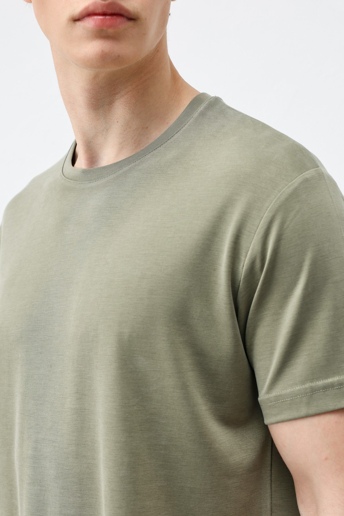 Antioch Regular Fit Modal Teknik Kumaş Erkek T-Shirt