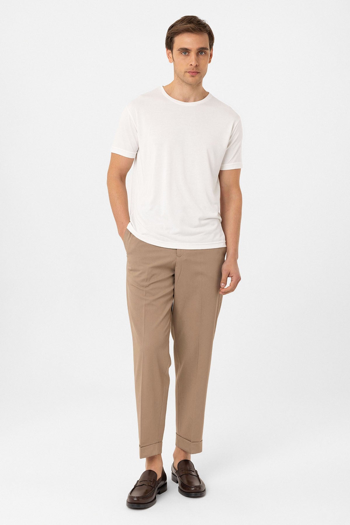 Antioch Regular Fit Modal Teknik Kumaş Erkek T-Shirt