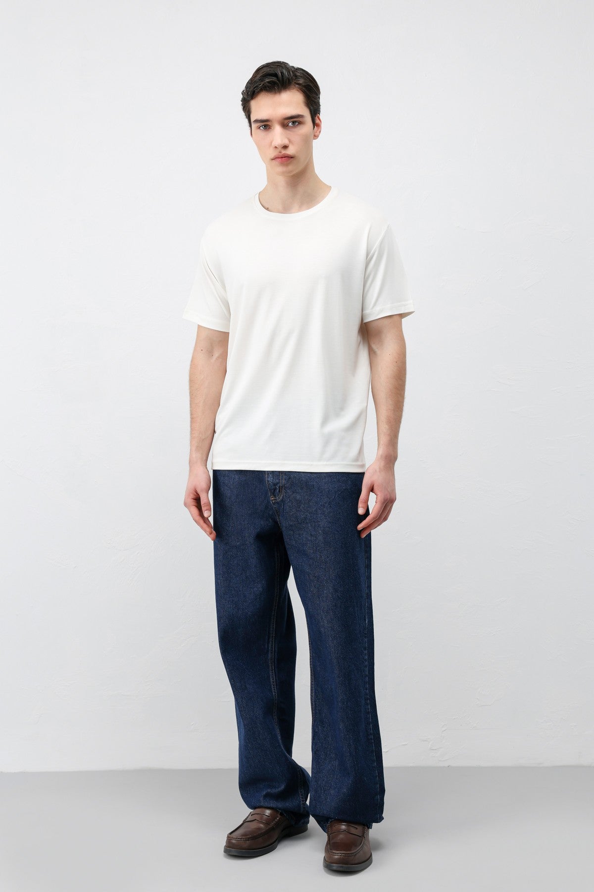Antioch Regular Fit Modal Teknik Kumaş Erkek T-Shirt
