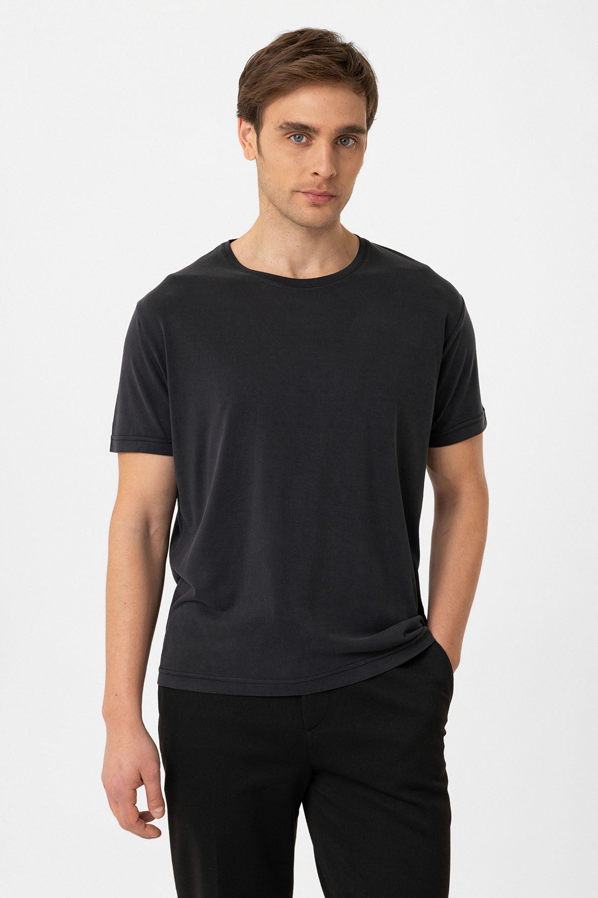 Antioch Regular Fit Modal Teknik Kumaş Erkek T-Shirt