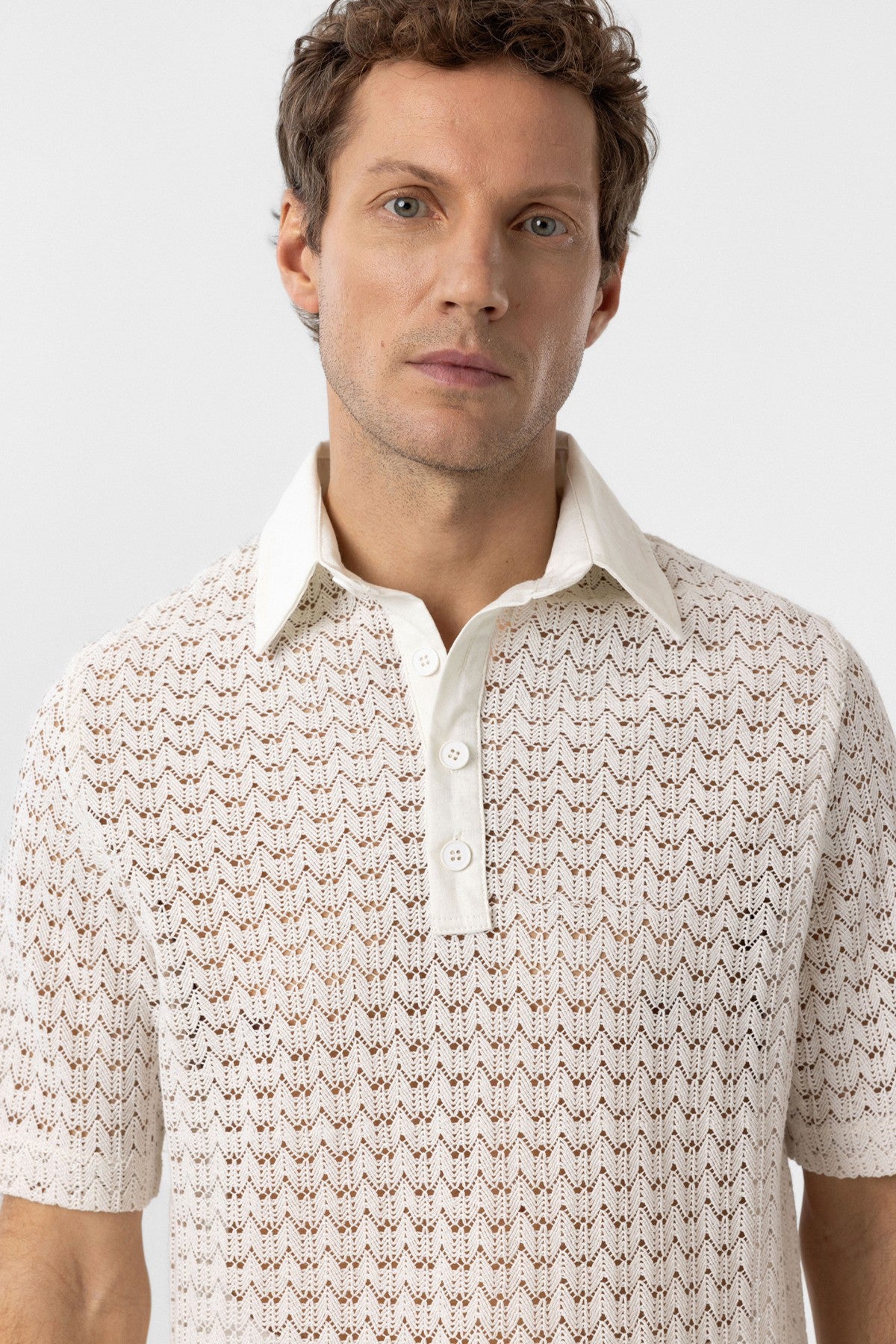 Antioch Polo Yaka Örgü Erkek T-Shirt