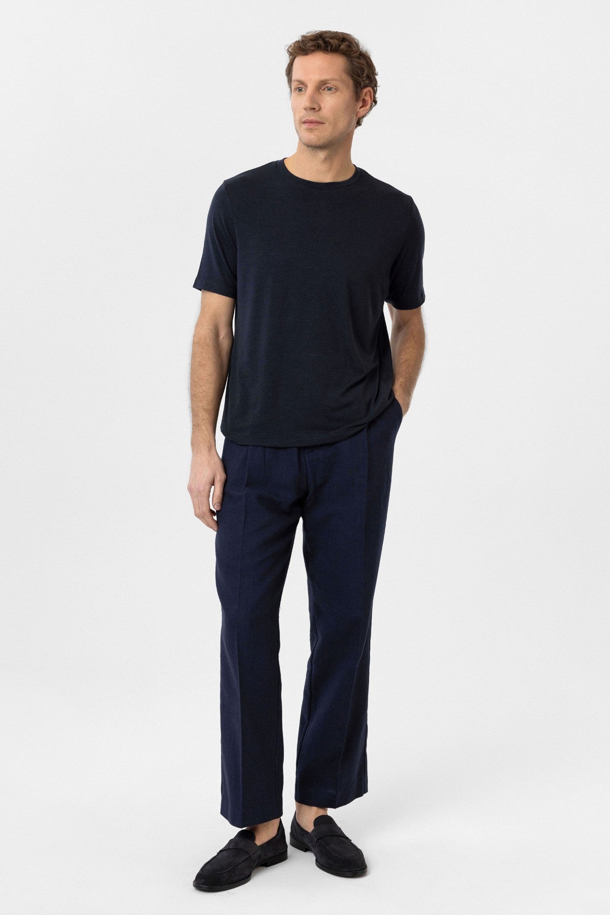 Antioch Siyah Regular Fit Basic Erkek T-Shirt