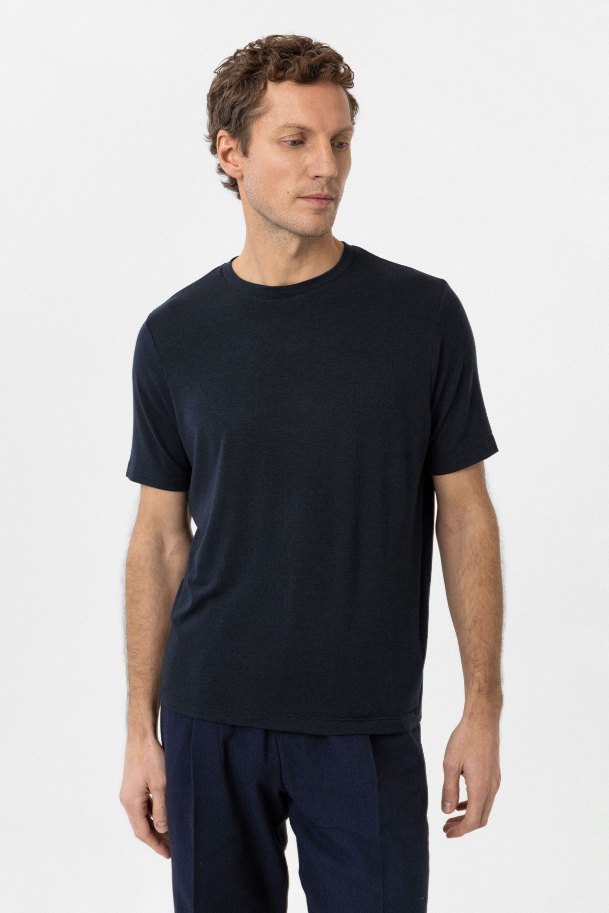 Antioch Siyah Regular Fit Basic Erkek T-Shirt
