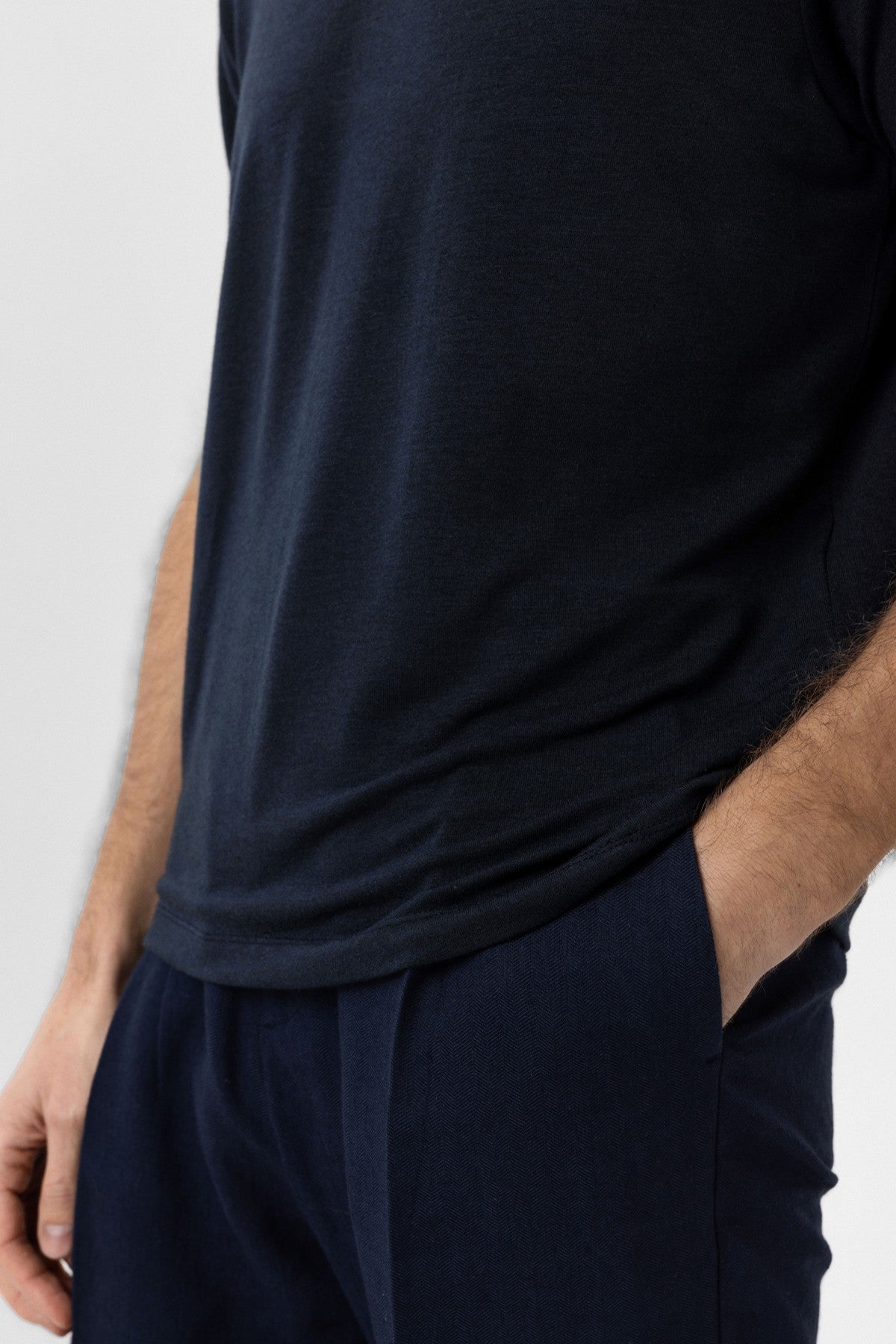 Antioch Siyah Regular Fit Basic Erkek T-Shirt