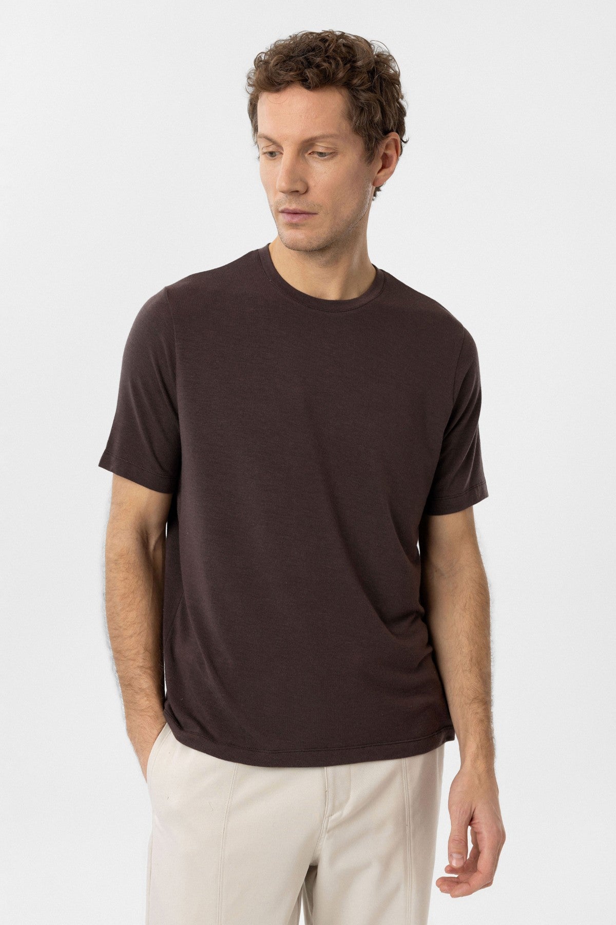 Antioch Siyah Regular Fit Basic Erkek T-Shirt