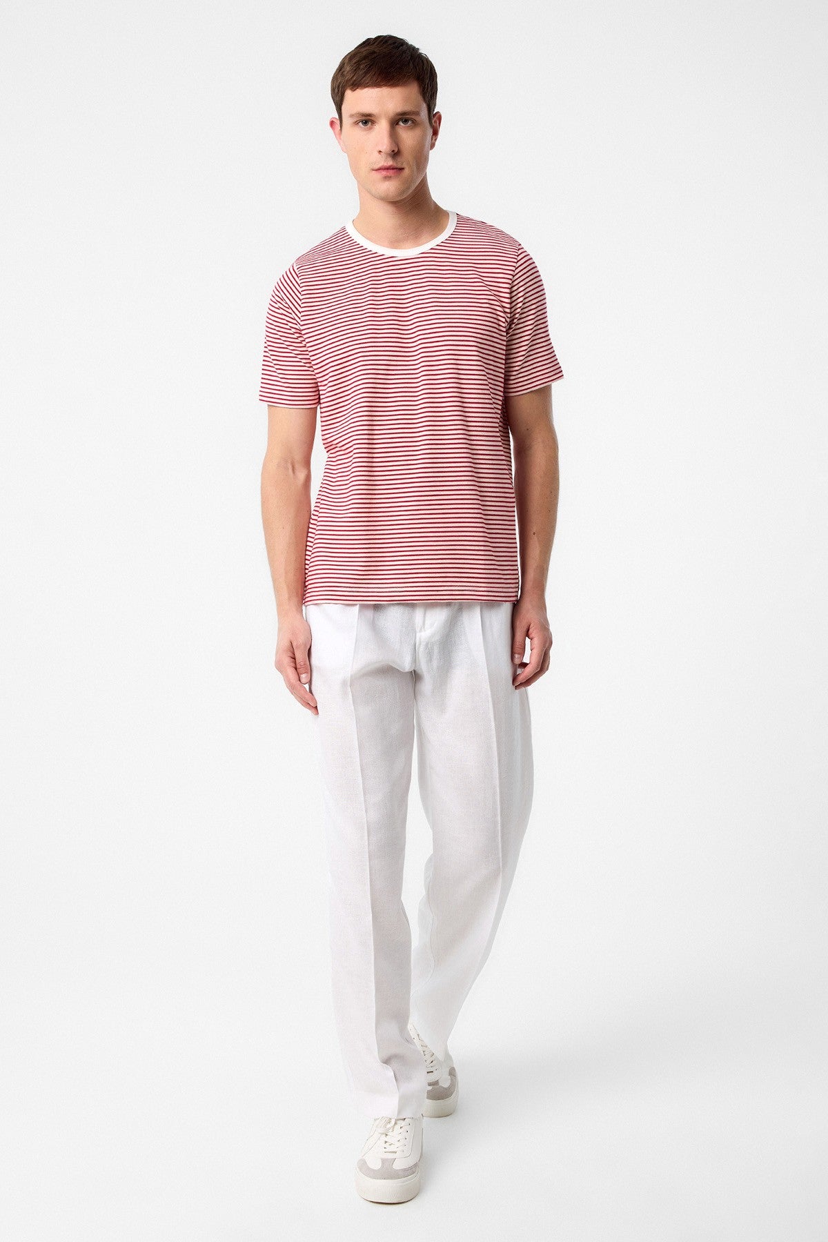 Antioch Regular Fit Çizgili Erkek T-Shirt