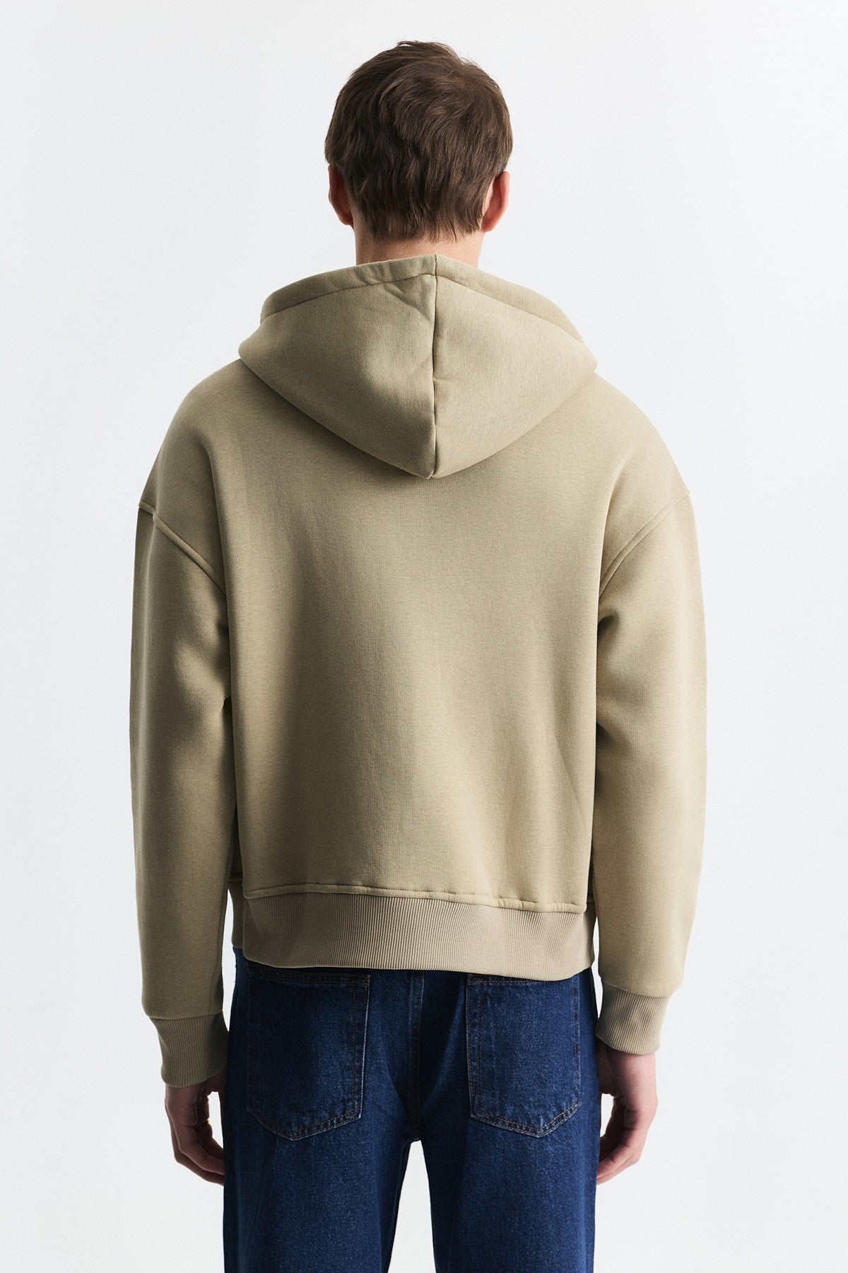 Fermuarlı Kapüşonlu Sweatshirt
