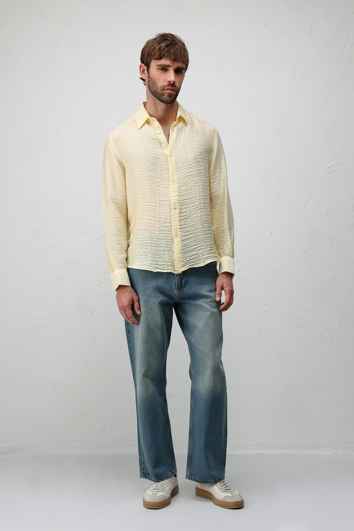 Antioch Crinkled Relax Fit Erkek Gömlek