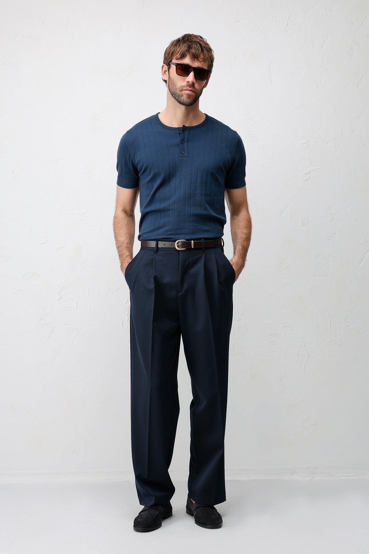 Antioch Siyah Relaxed Fit Erkek Pantolon