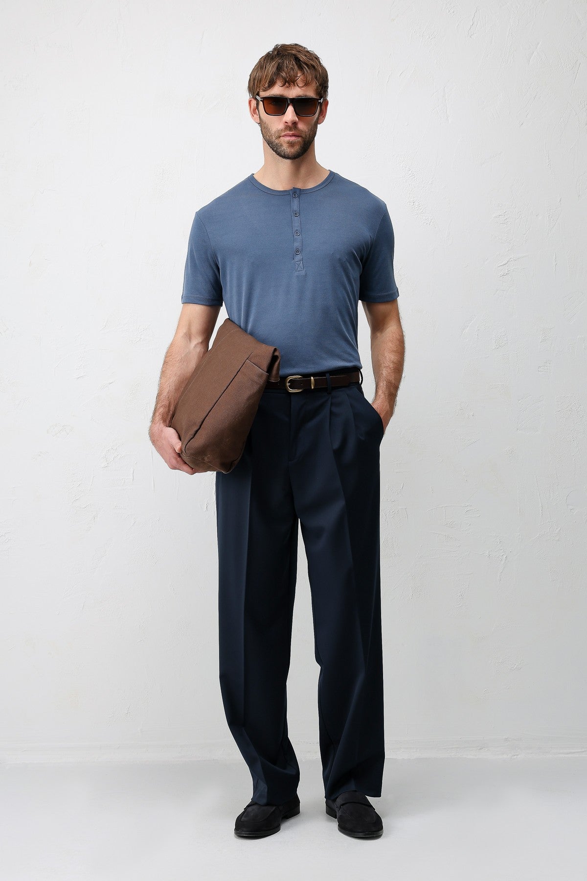 Antioch Siyah Relaxed Fit Erkek Pantolon