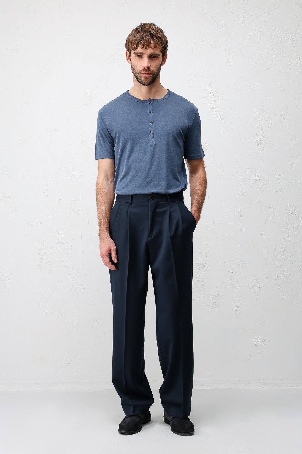 Antioch Siyah Relaxed Fit Erkek Pantolon