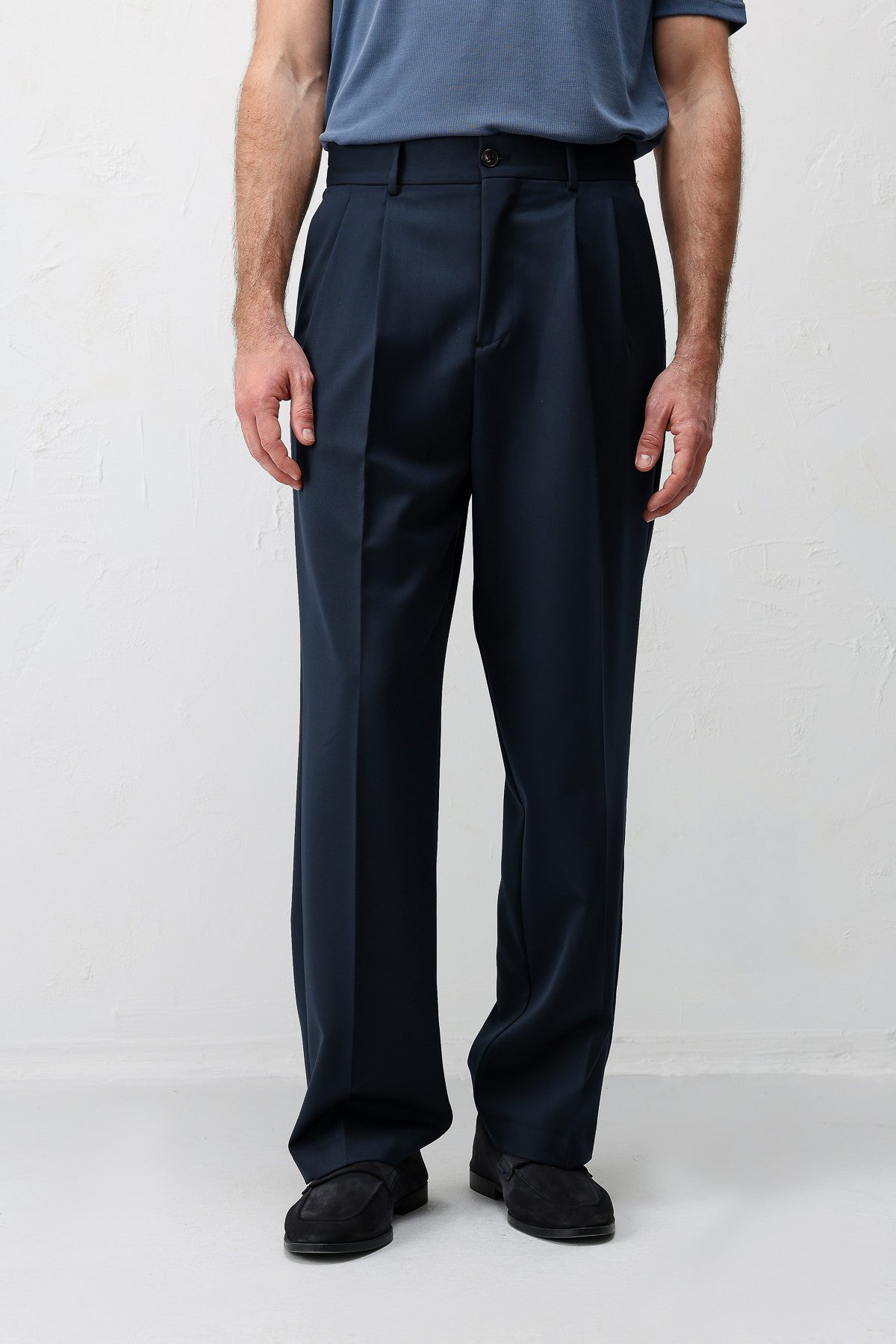 Antioch Siyah Relaxed Fit Erkek Pantolon