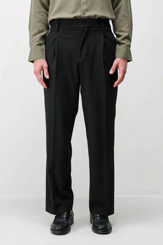 Relaxed Fit Pileli Erkek Pantolon
