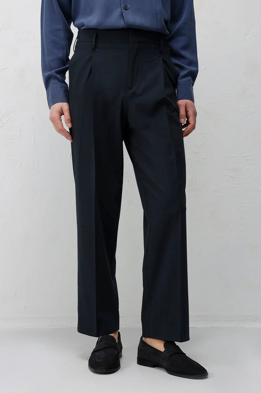 Relaxed Fit Pileli Erkek Pantolon