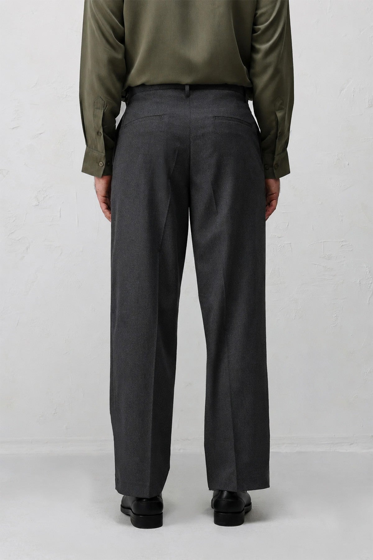 Relaxed Fit Pileli Erkek Pantolon