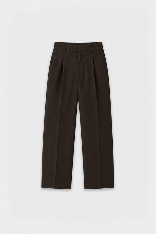 Relaxed Fit Pileli Erkek Pantolon