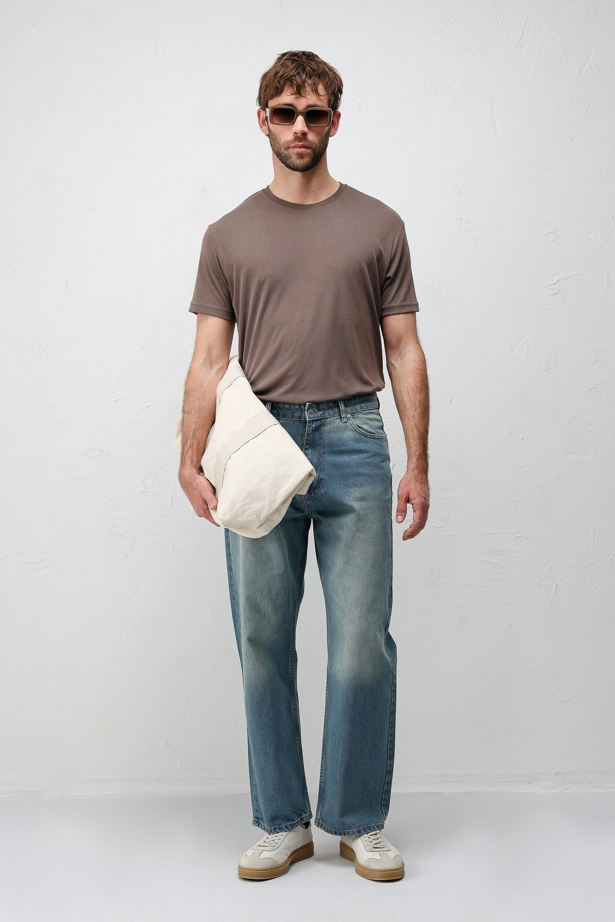 Antioch Siyah Baggy Fit Erkek Jean