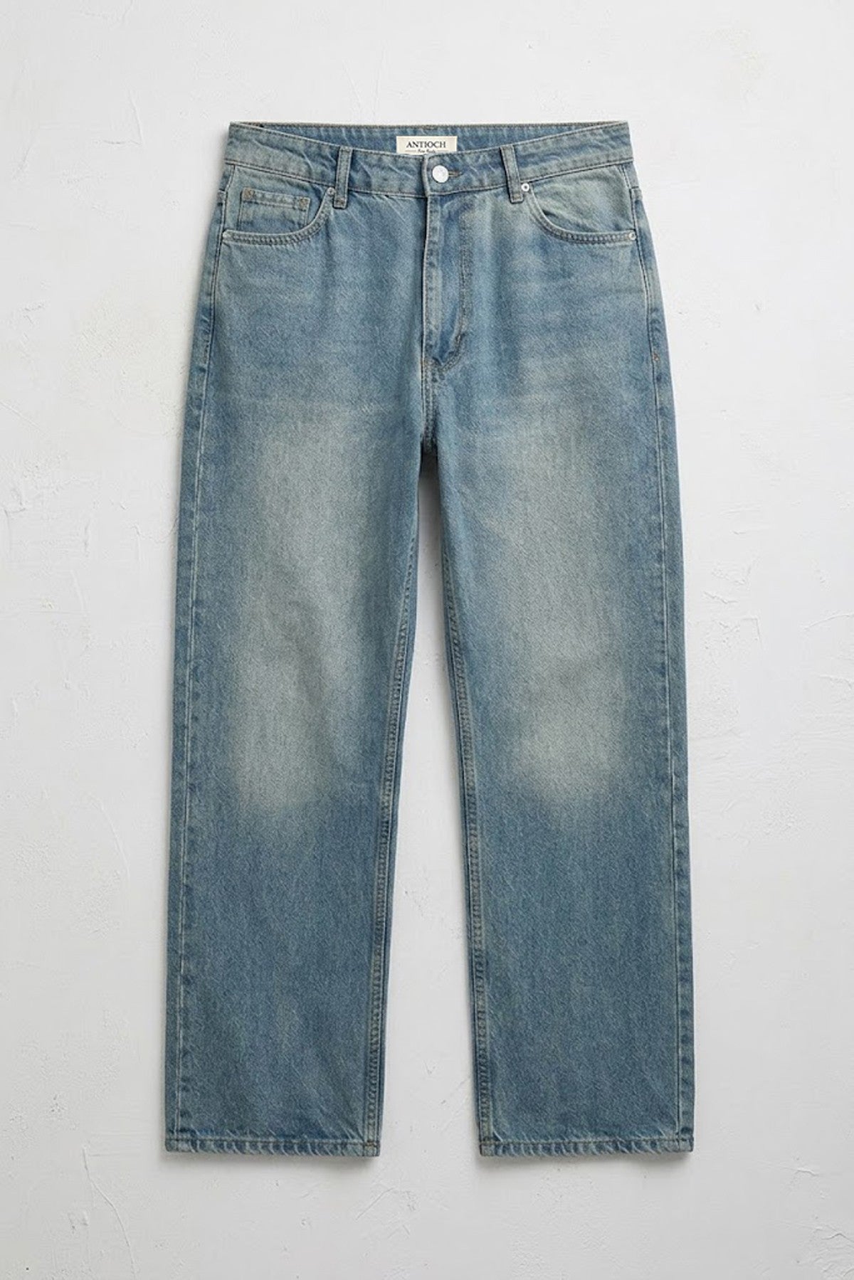 Antioch Siyah Baggy Fit Erkek Jean