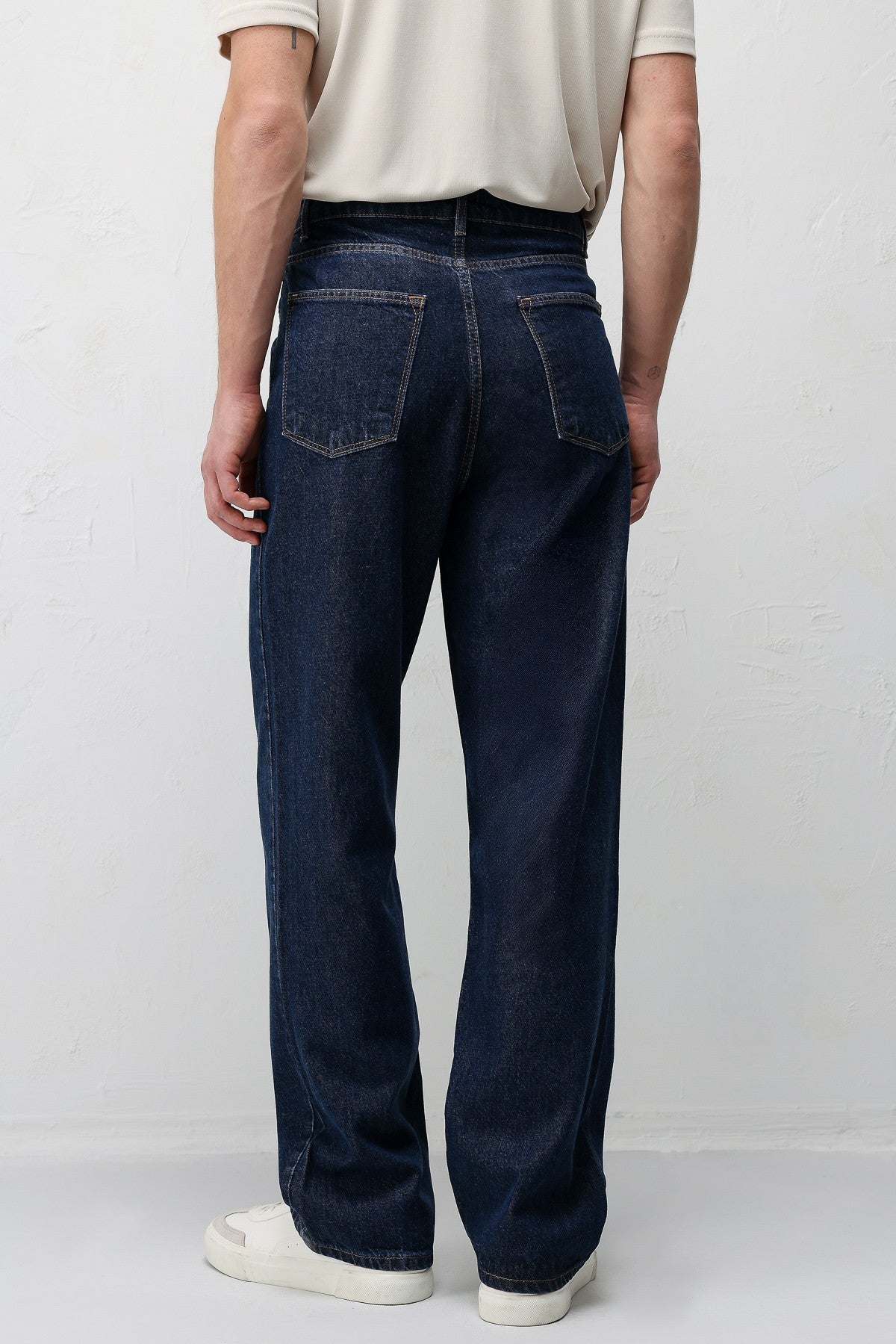 Antioch Siyah Baggy Fit Erkek Jean