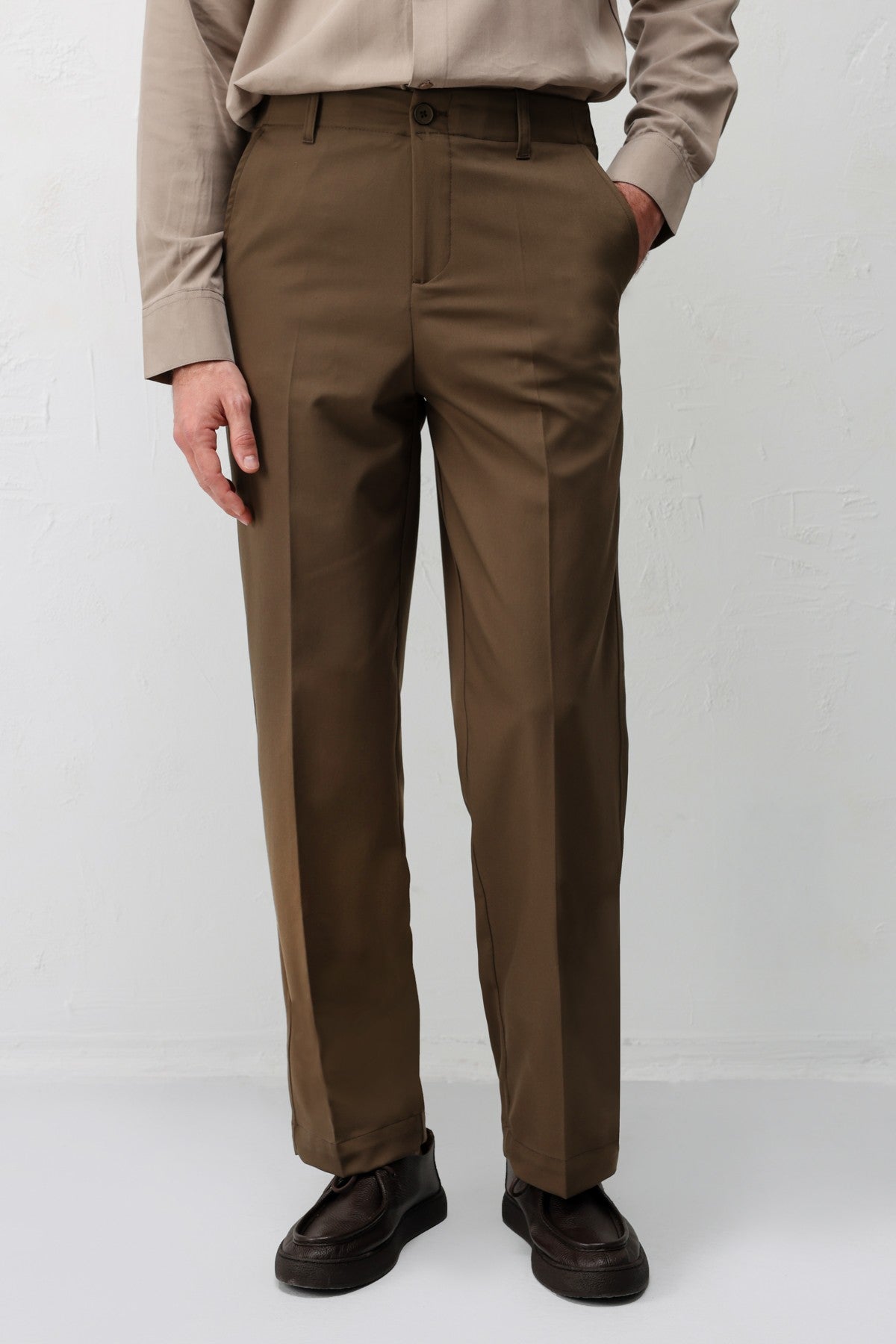 Antioch Siyah Straight Fit Erkek Pantolon