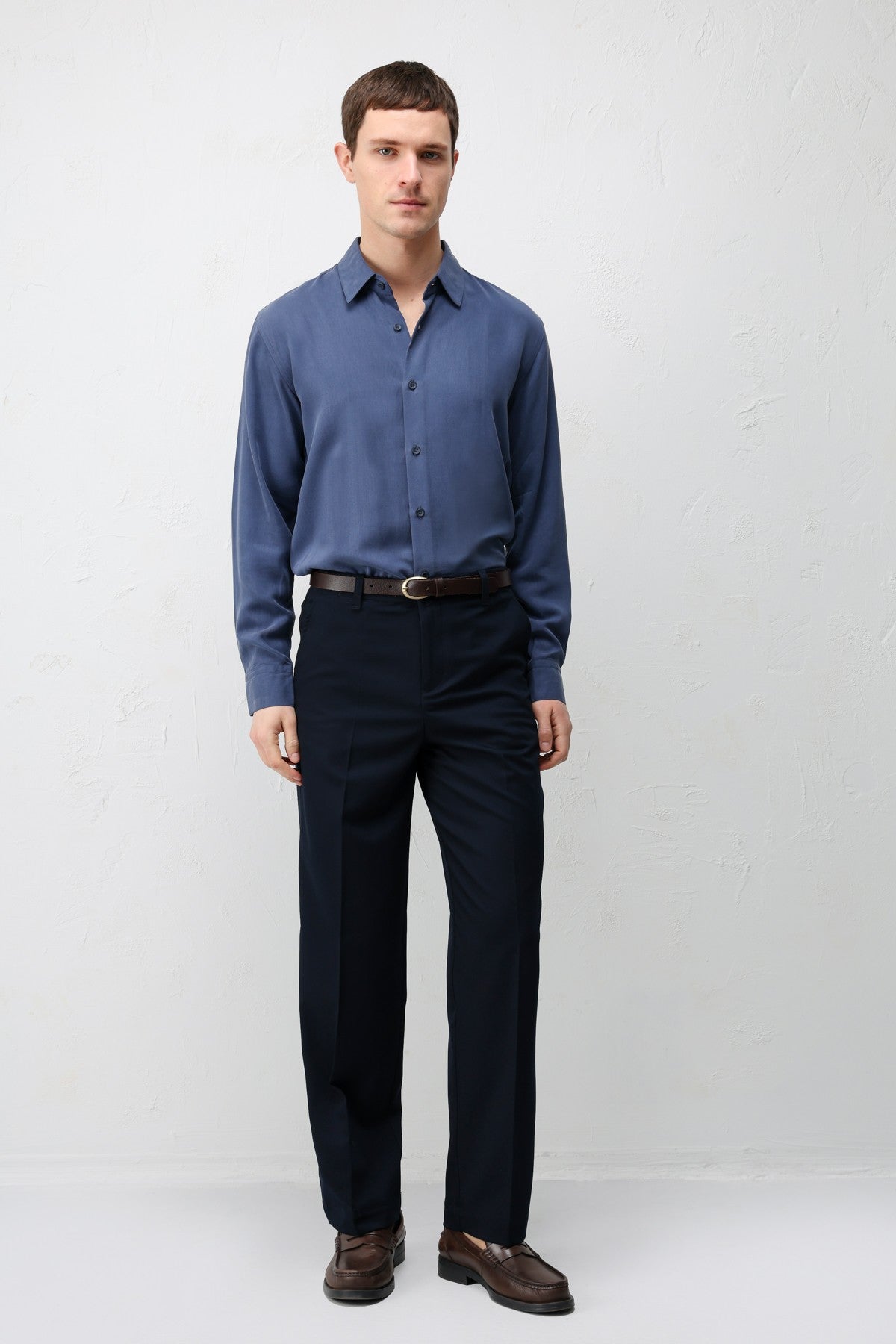 Antioch Siyah Straight Fit Erkek Pantolon