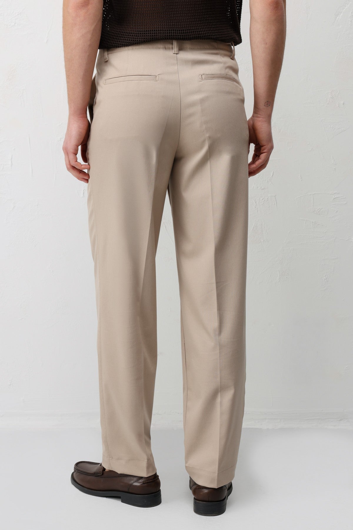 Antioch Siyah Straight Fit Erkek Pantolon