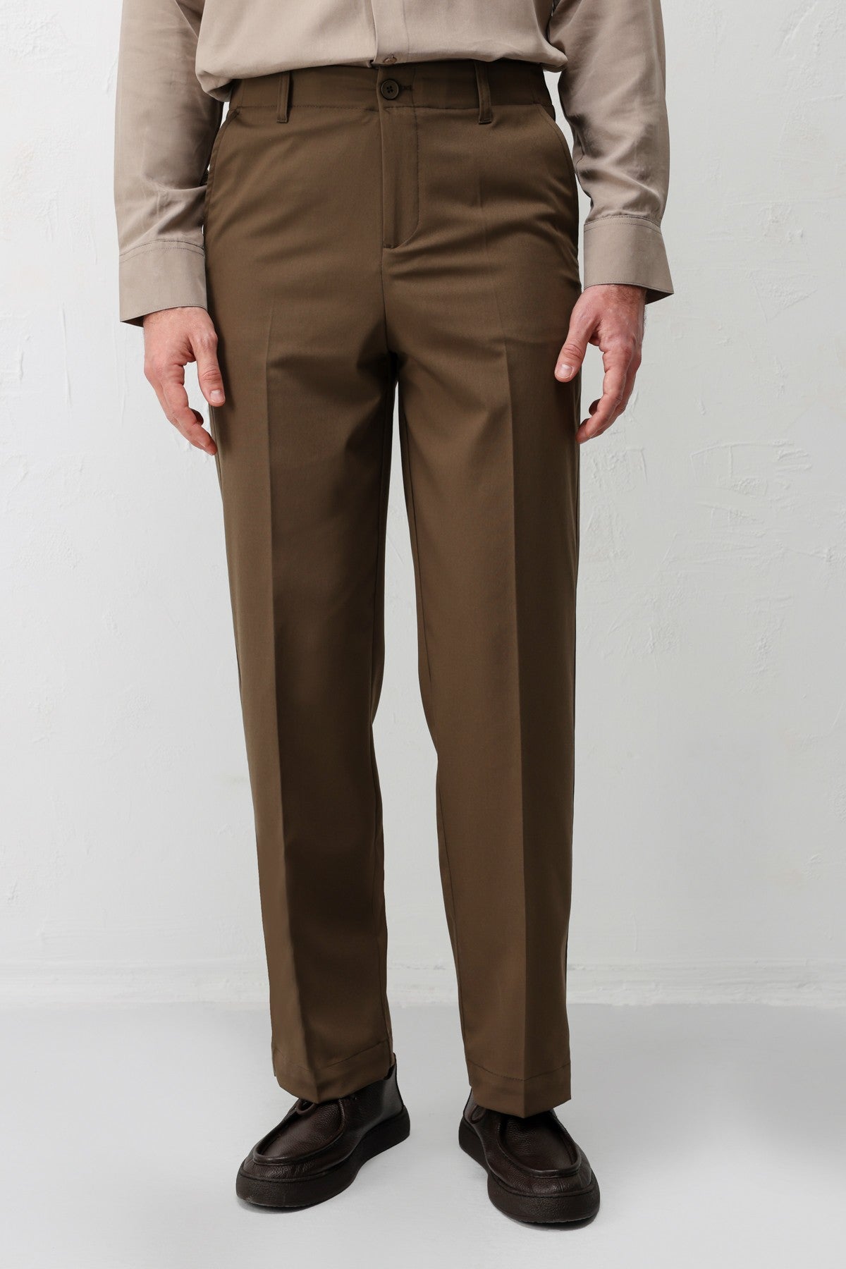 Antioch Siyah Straight Fit Erkek Pantolon
