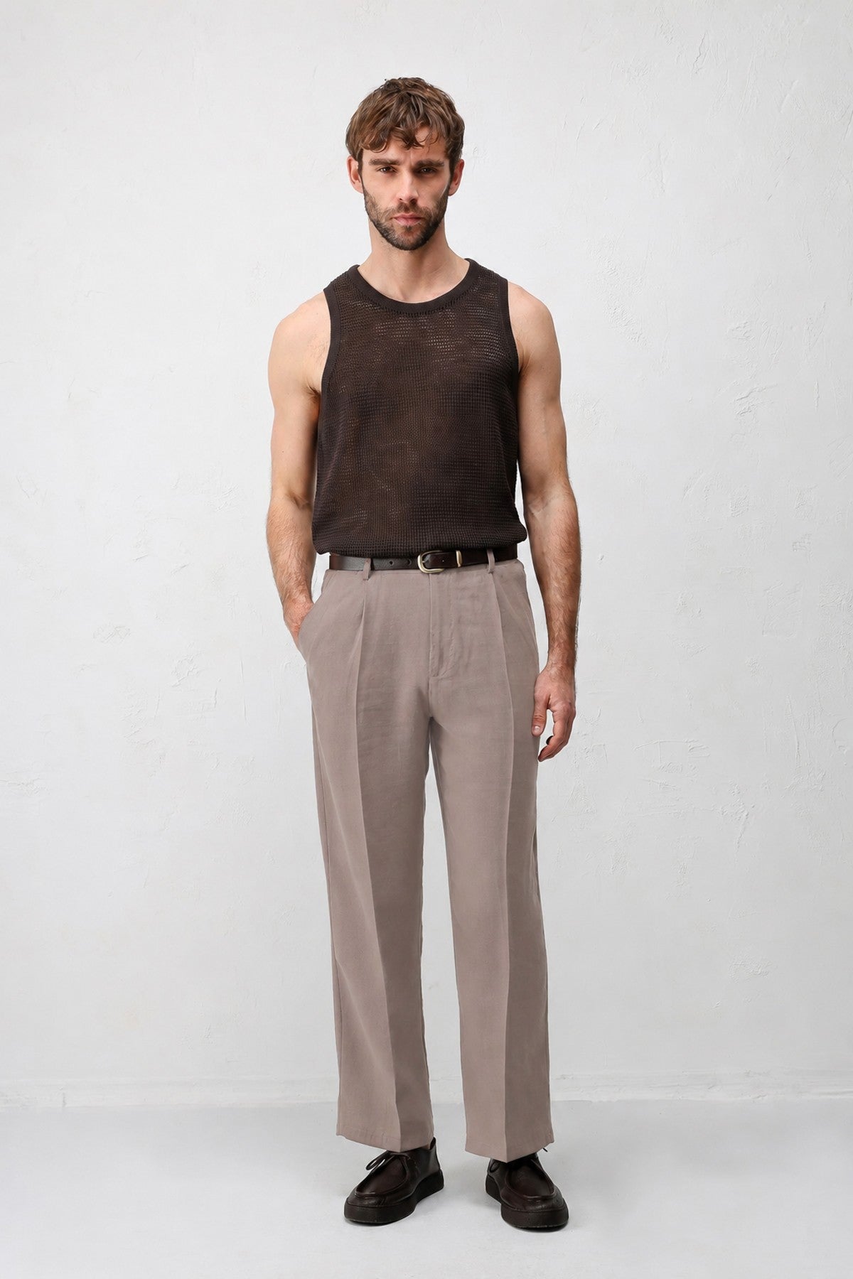Lyocell Karışımlı Erkek Pantolon