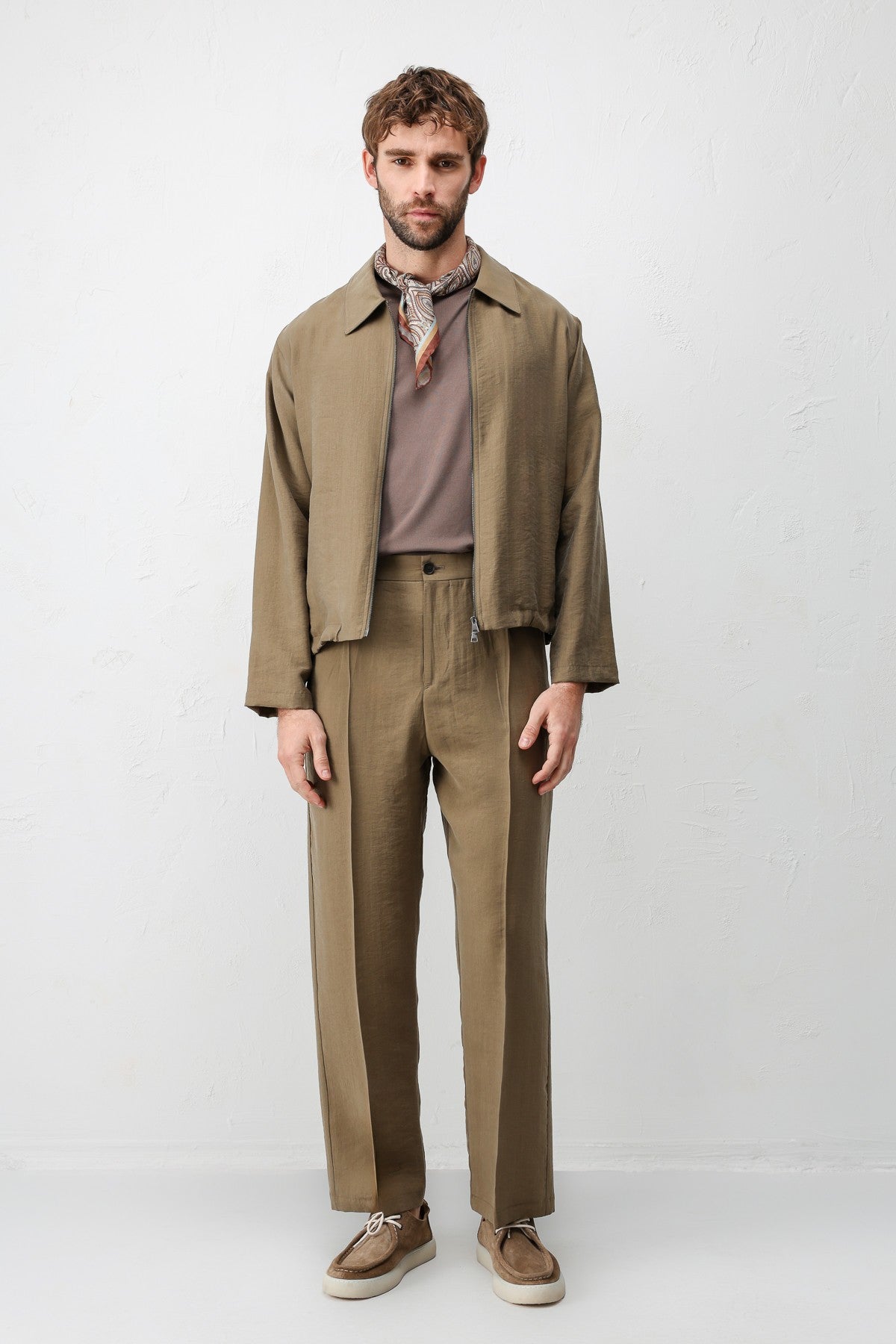 Antioch Lyocell Relaxed Fit Pileli Erkek Pantolon