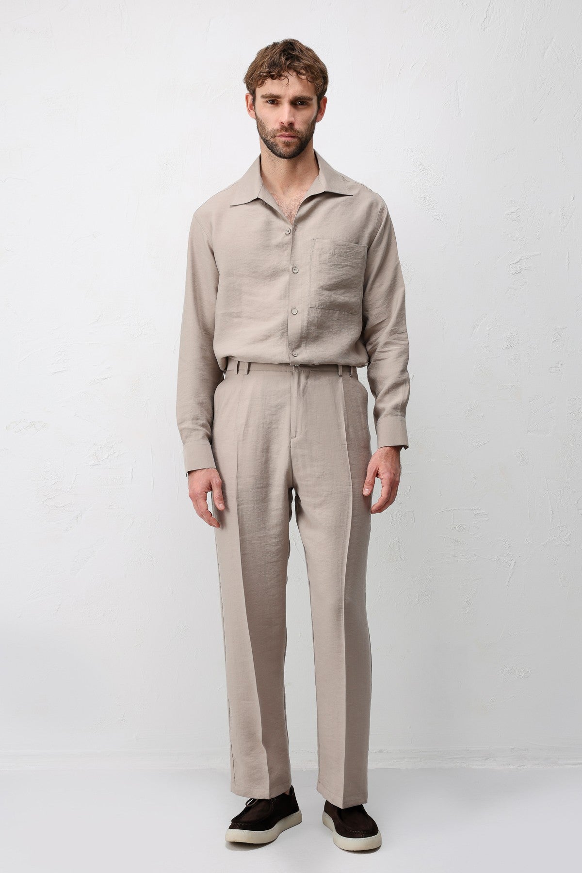 Antioch Lyocell Relaxed Fit Pileli Erkek Pantolon