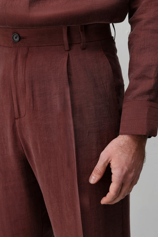 Antioch Lyocell Relaxed Fit Pileli Erkek Pantolon