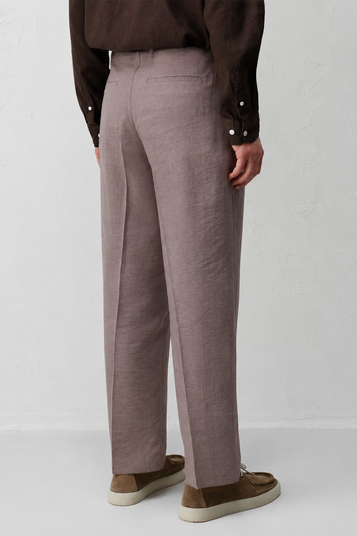 Lyocell Relaxed Fit Pileli Erkek Pantolon