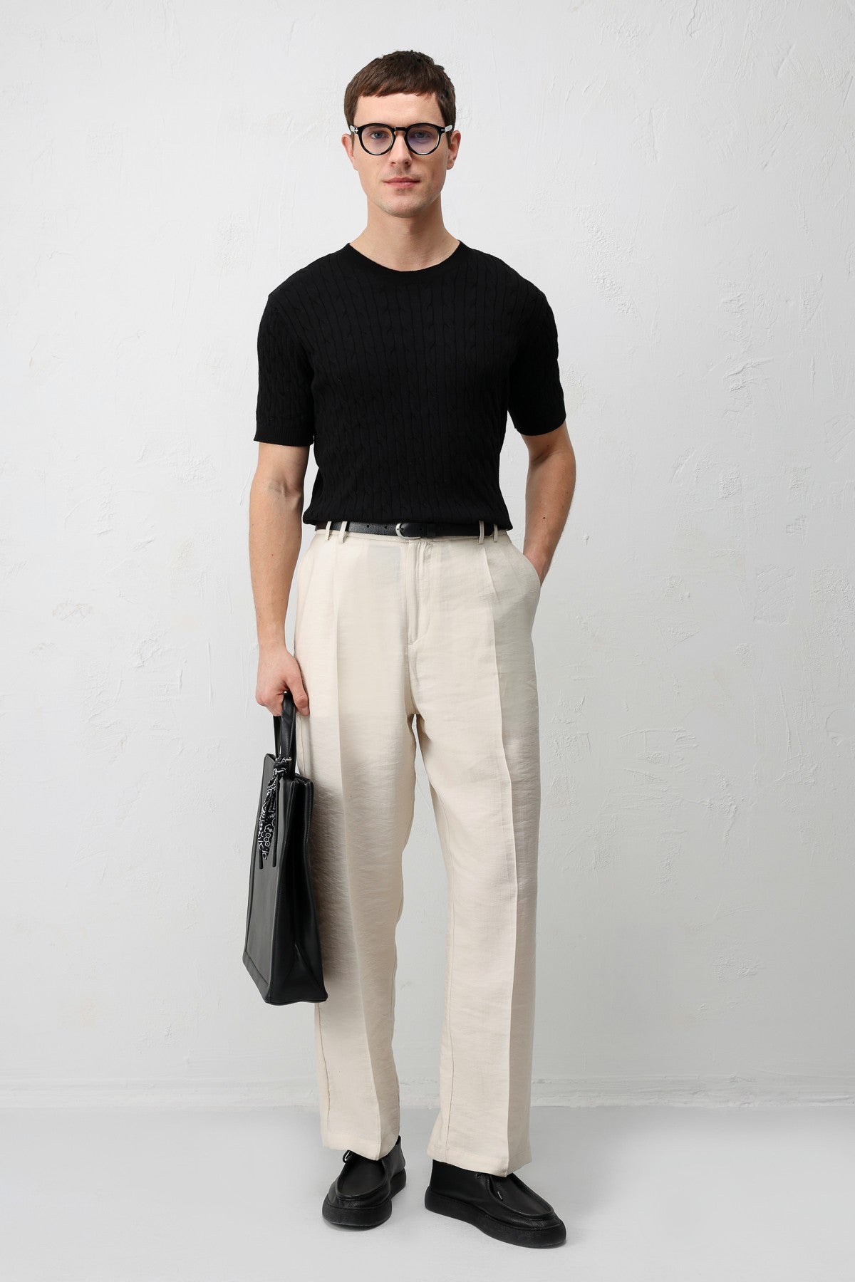 Antioch Lyocell Relaxed Fit Pileli Erkek Pantolon