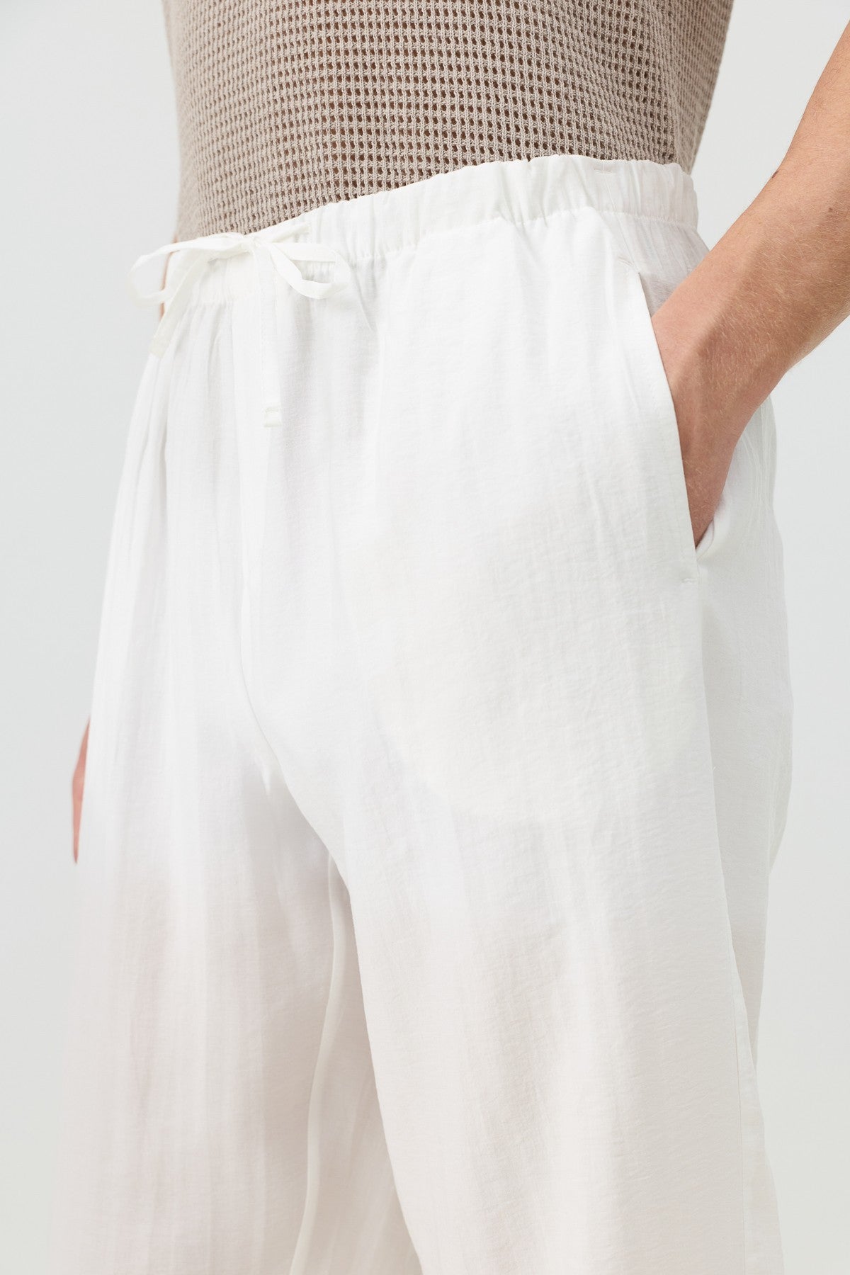 Antioch Siyah Lyocell Karışımlı Relax Fit Erkek Pantolon