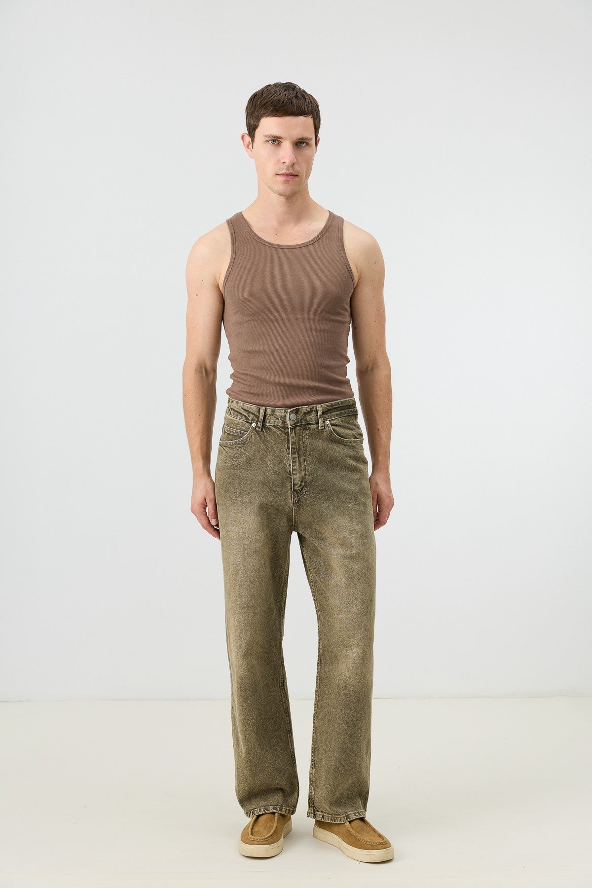 Antioch Koyu Mavi Relax Fit Erkek Jean