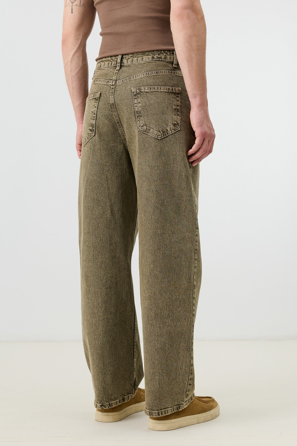 Antioch Koyu Mavi Relax Fit Erkek Jean