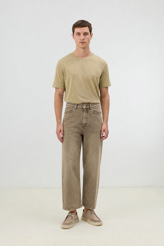 Antioch Koyu Mavi Relax Fit Erkek Jean